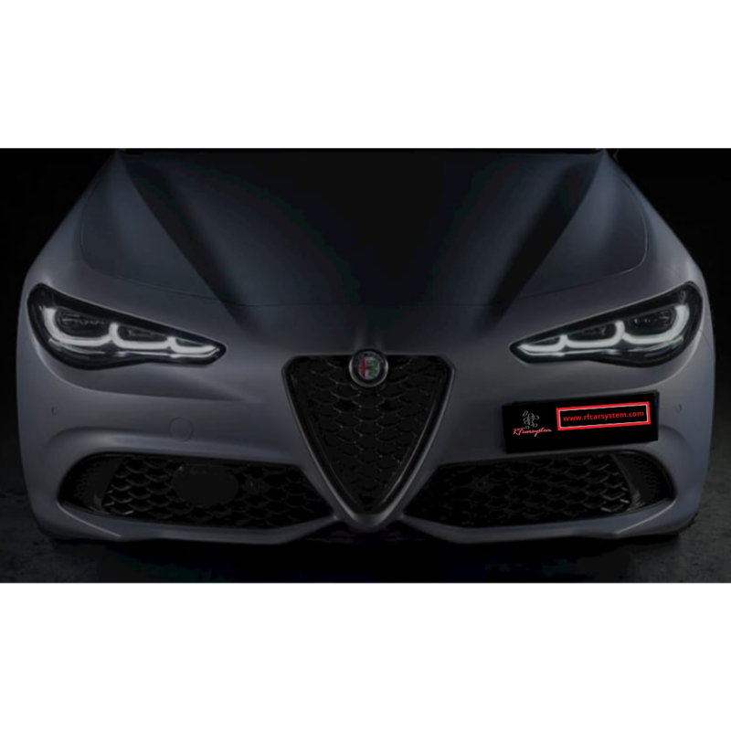 Coppia Proiettori Logo Led Con Scritta Alfa Romeo Sottoporta Per Alfa