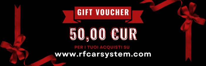 Buono REGALO RFcarsystem da 50,00 €uro