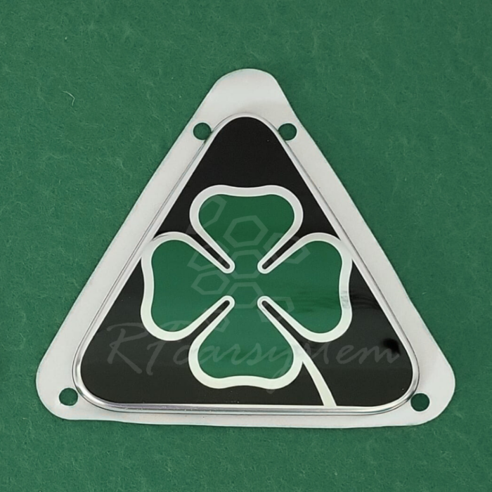 Coppia di Stemmi - Loghi Originali Emblemi Alfa Romeo STELVIO QUADRIFOGLIO SUPER SPORT - Fregio Quadrifoglio Verde DX e SX BLACK EDITION - immagine 3