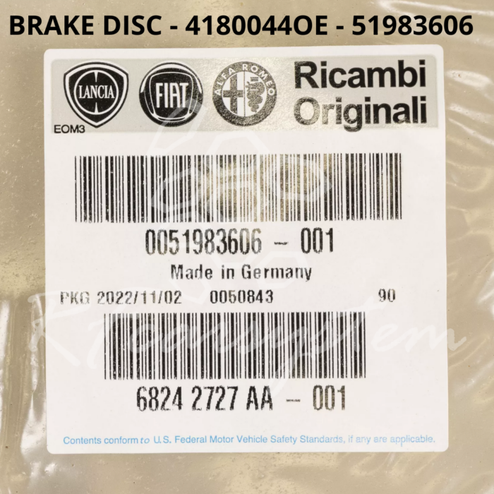 Disco Freno Forato OEM per Alfa Romeo 4C - immagine 5
