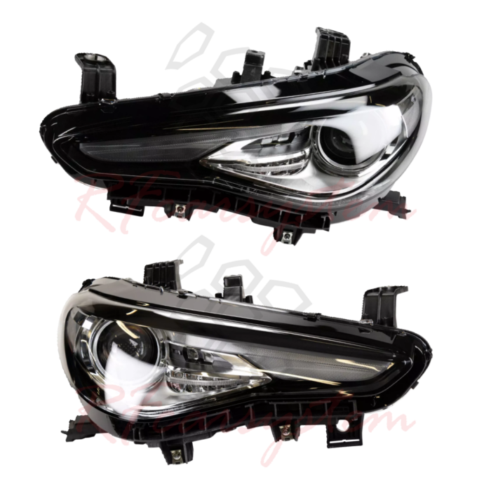 Coppia di Fari Anteriori Sx + Dx 25 Watt Bi-Xenon per Alfa Romeo Giulia