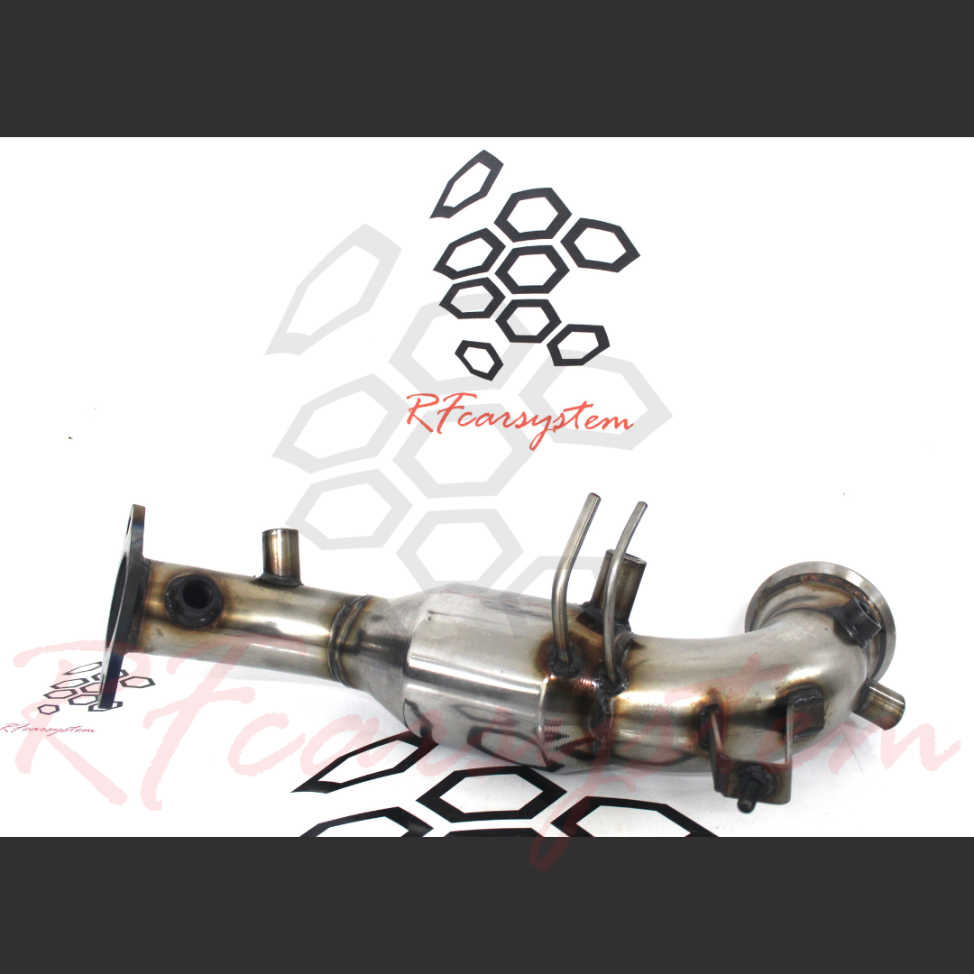 DownPipe con catalizzatore Brain 200 celle Giulia Stelvio diesel - immagine 14