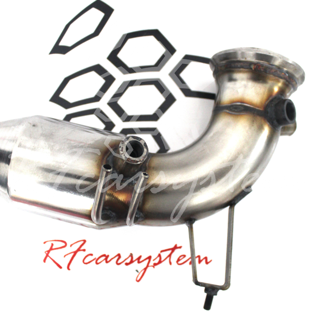 DownPipe con catalizzatore Brain 200 celle Giulia Stelvio diesel - immagine 4