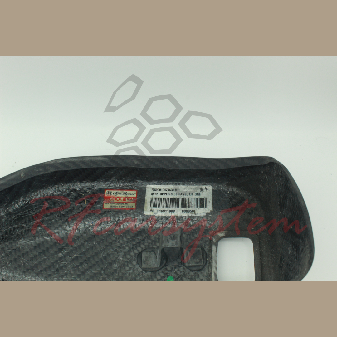 Carbon-Sitzblenden Sparco für Alfa Romeo Giulia Quadrifoglio – Art.-Nr. 6000625512 RH / 6000625503 LH – Bild 3