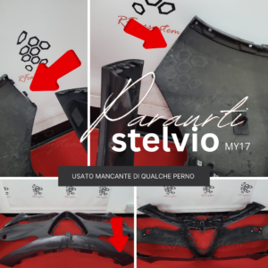 Paraurti Anteriore per Alfa Romeo Stelvio MY17 – Grigio Vesuvio – Usato – 150€