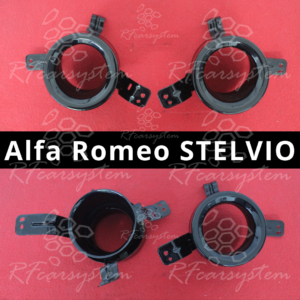 Kit usato di TERMINALI ESTETICI - FINALI SCARICO LH + RH Colore NERO per Alfa Romeo STELVIO