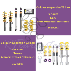 KW Coilover Suspension V3 inox - Sospensioni Regolabili per Alfa Romeo Giulia