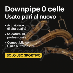 Downpipe come nuovo per Alfa Romeo Giulia e Stelvio Diesel
