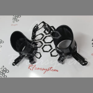 Coppia di TERMINALI ESTETICI - FINALI SCARICO LH + RH Colore NERO per Alfa Romeo GIULIA VELOCE