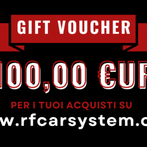 Buono REGALO RFcarsystem da 100,00 €uro