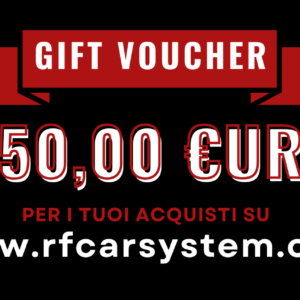 Buono REGALO RFcarsystem da 50,00 €uro