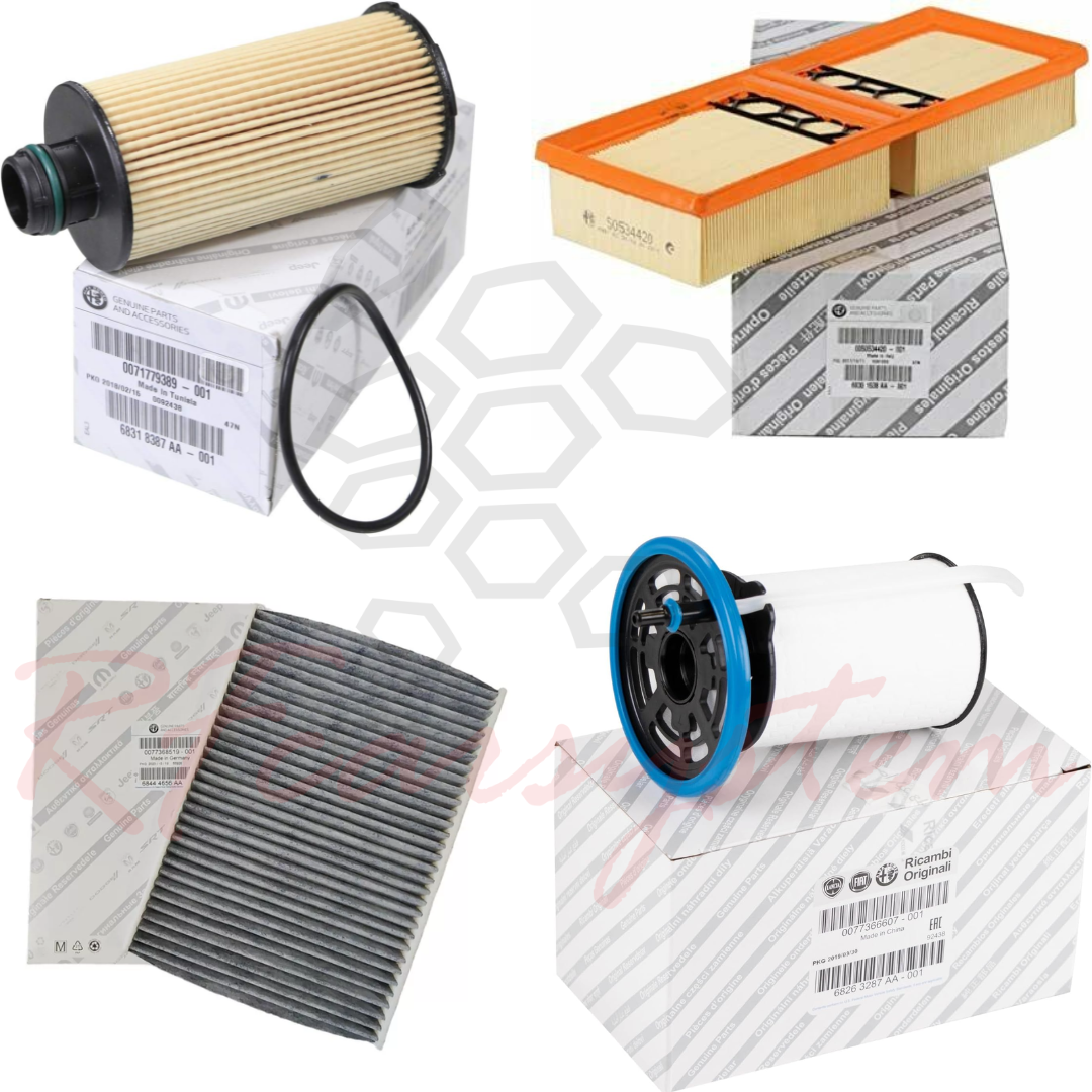 FILTER Kit - Complete set of 4 Filters for Alfa Romeo Giulia & Stelvio