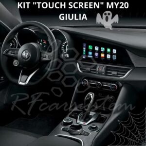 KIT di 4 Pezzi TOUCH SCREEN MY20 per Alfa Romeo GIULIA 2016 - 2019 "No Touch" BENZINA