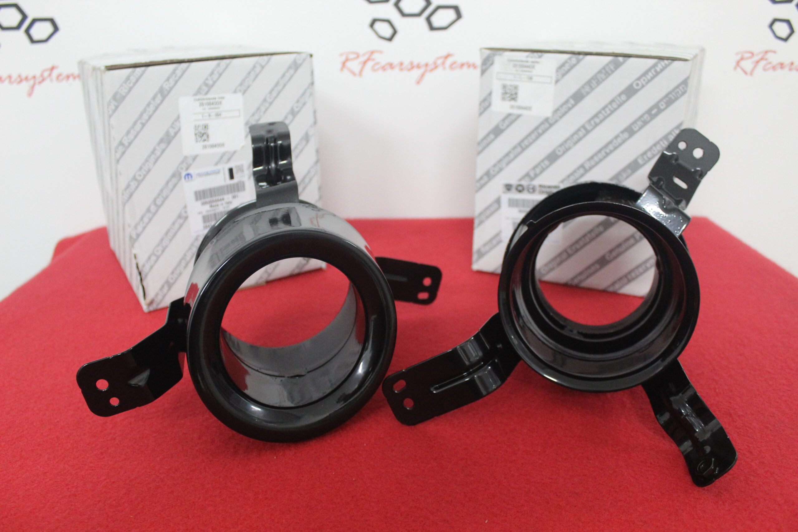 Set ÄSTHETISCHE ENDROHRE - ENDSCHALLDÄMPFER LH + RH Farbe SCHWARZ für Alfa Romeo STELVIO – Bild 5
