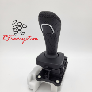 LEVA CAMBIO MY20 IN PELLE per Alfa Romeo GIULIA e STELVIO Cucitura NERA