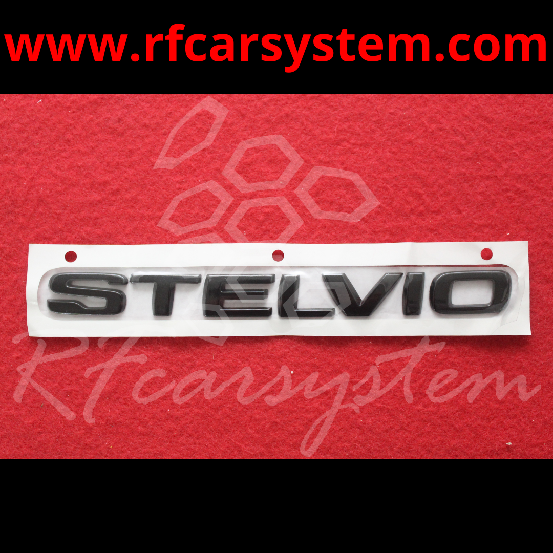 Exhaust Tips Kit + Hubcaps + STELVIO Badge Alfa Romeo - Image 5