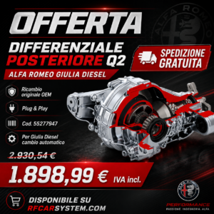 DIFFERENZIALE POSTERIORE Q2 ALFA ROMEO GIULIA DIESEL