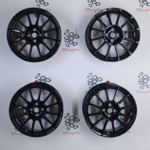 Kit di Cerchi Lega 17 ABARTH ESSEESSE 500 595 695 NERO