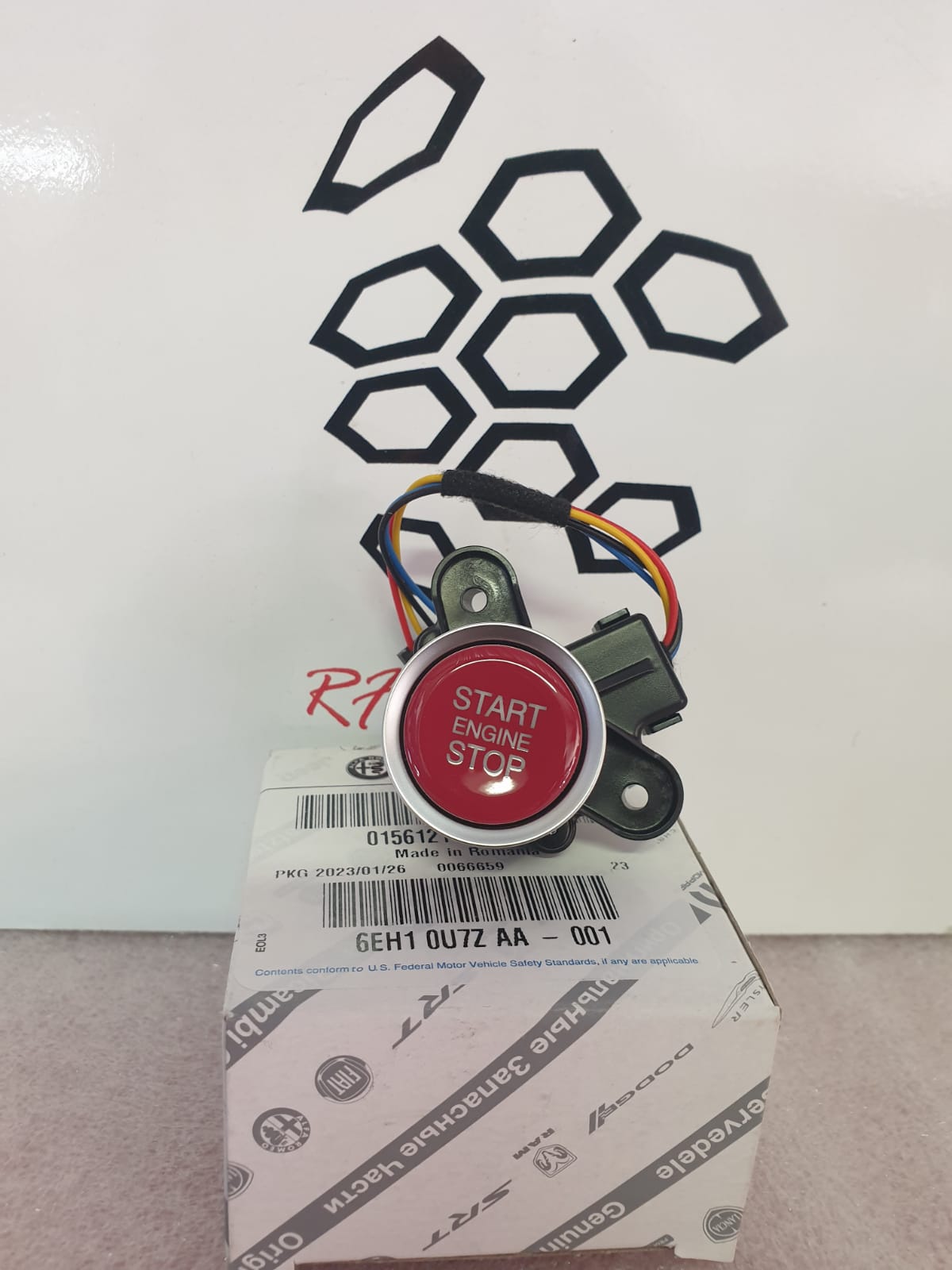 Taste – Roter Schalter Giulia Stelvio