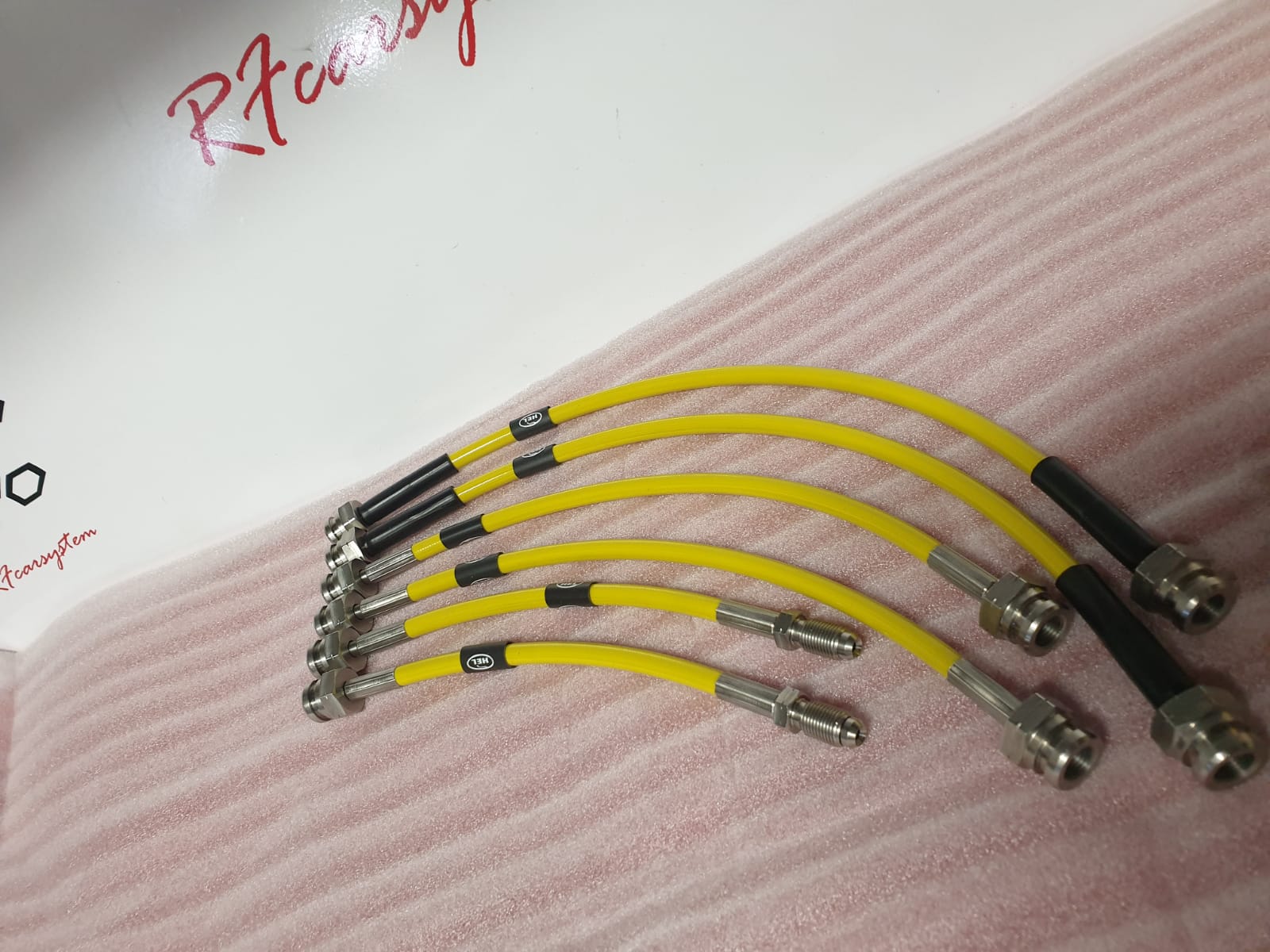 Aeronautical Braided Brake Lines for Alfa Romeo Giulia - Image 7
