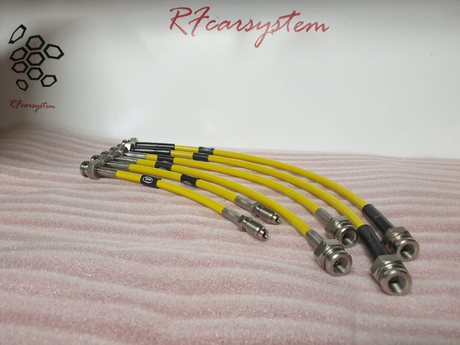 Aeronautical Braided Brake Lines for Alfa Romeo Giulia - Image 6