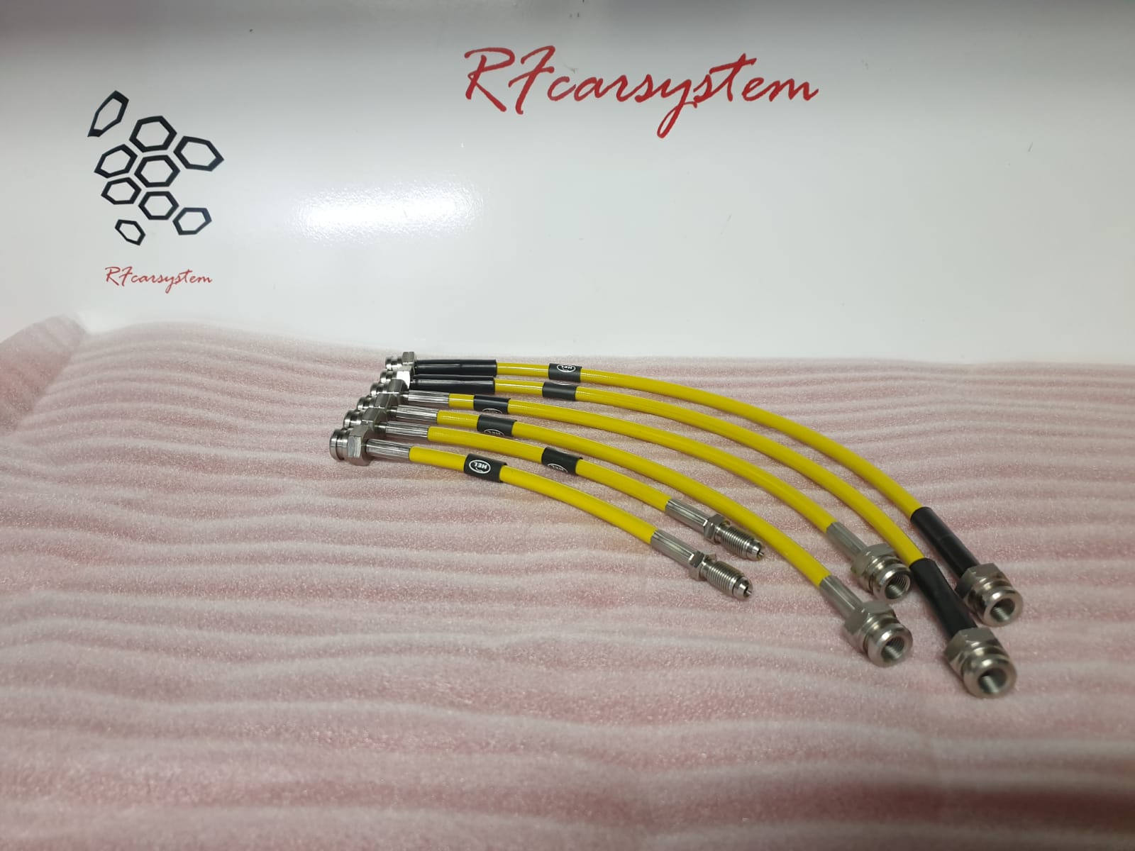 Aeronautical Braided Brake Lines for Alfa Romeo Giulia - Image 5