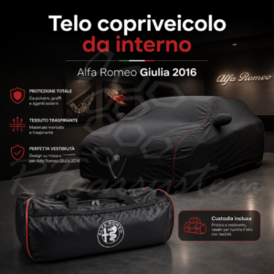 Telo Copriveicolo indoor Alfa Romeo Giulia – OE 50545096 A