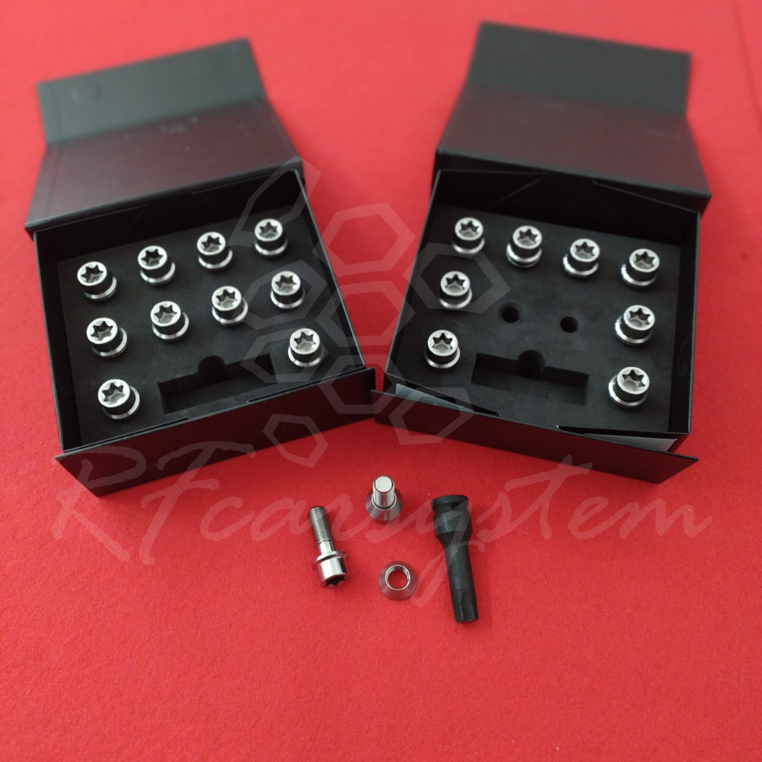 Titanium Wheel Bolt M14 x 1.5 x 28 – Kit 20 Pieces - Image 2