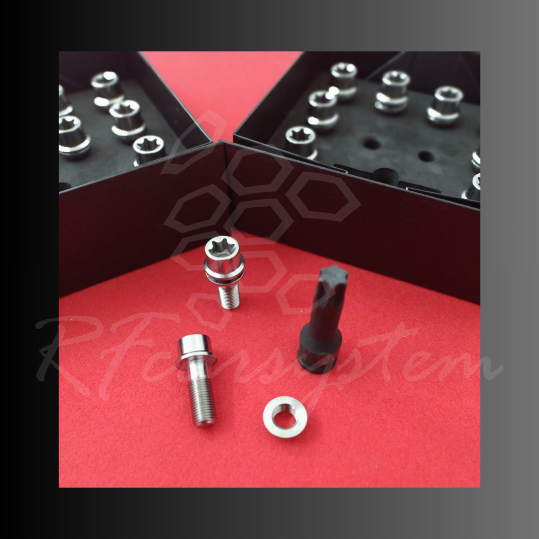Titanium Wheel Bolt M14 x 1.5 x 28 – Kit 20 Pieces - Image 3