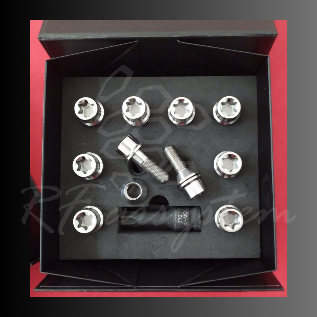 Titanium Wheel Bolt M14 x 1.5 x 28 – Kit 20 Pieces - Image 4