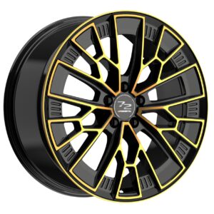 1972 (8300) 10.50x20 ET18 5x112 GLOSSY BLACK BRONZE MACHINED