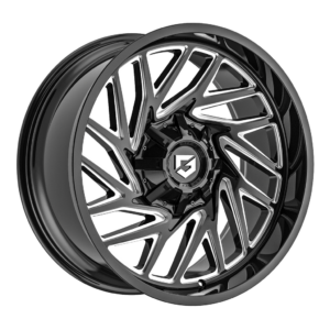 769 SEQUENCE (GEAR OFF ROAD) 10.00x22 ET-19 8x165.10 GLOSSY BLACK MILLED