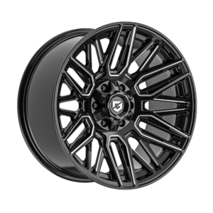 770 EDGE (GEAR OFF ROAD) 10.00x20 ET-19 6x135 GLOSSY BLACK MILLED