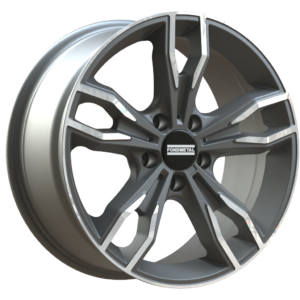 ALKE (FMI02) 8.00x18 ET51 5x112 MATT TITANIUM MACHINED