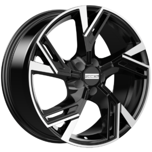 ATENA (FMI07) 8.00x18 ET45 5x108 GLOSSY BLACK PART.MACHINED