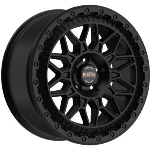 BLUSTER (8400) 8.00x18 ET50 6x139.70 MATT BLACK