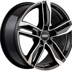 HEXIS (FMI01) 8.00x18 ET40 5x112 GLOSSY BLACK MACHINED