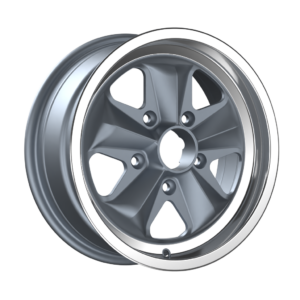 HF15 5.00x15 ET48 5x130 MATT SILVER MACHINED LIP
