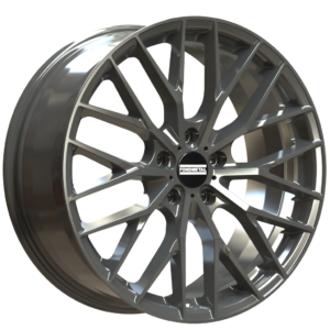 MAKHAI (FMI05) 9.00x20 ET44 5x112 GLOSSY TITANIUM