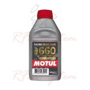 Flacone MOTUL RBF 660 Factory Line, liquido freni racing DOT 4 da 500 ml